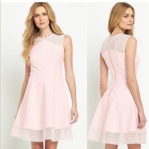 Ted Baker Mesh Detail Skater Dress